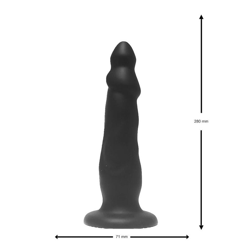 Brutus - Bum Buddy - Mithras - Buttplug - Siliconen - Zwart-Erotiekvoordeel.nl