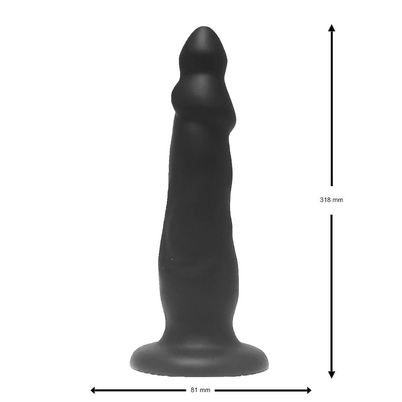 Brutus - Bum Buddy - Mithras - Buttplug - Siliconen - Zwart-Erotiekvoordeel.nl