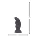 Brutus - Bum Buddy - Vulcan - Anaal Dildo - 5 maten - Liquid Siliconen - Zwart-Laced-up.nl