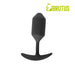 Brutus - Buttplug - Anker Buttplug van Siliconen - Zwart - Weighted Butt Diamond - 3 maten-Laced-up.nl