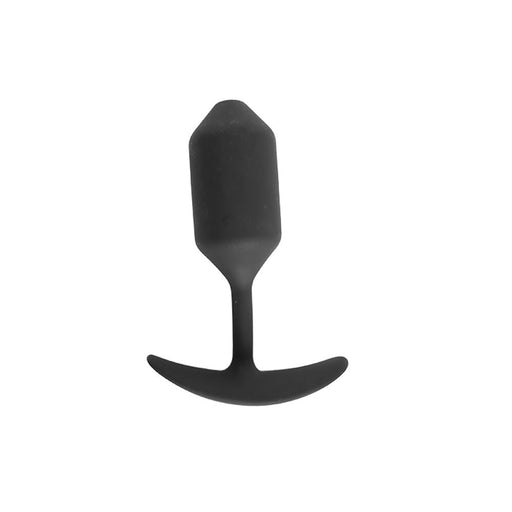 Brutus - Buttplug - Anker Buttplug van Siliconen - Zwart - Weighted Butt Diamond - 3 maten-Laced-up.nl