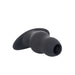 Brutus - Buttplug - Holle Buttplug - Ergo Bum - Silicone Tunnel Plug - Zwart - 3 maten-Laced-up.nl