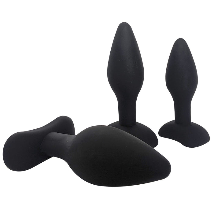 Brutus - Buttplug Set - Siliconen Anaal Pluggen - 3 stuks - Ass Plug Training Kit 3 Pcs.-Laced-up.nl