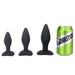 Brutus - Buttplug Set - Siliconen Anaal Pluggen - 3 stuks - Ass Plug Training Kit 3 Pcs.-Laced-up.nl
