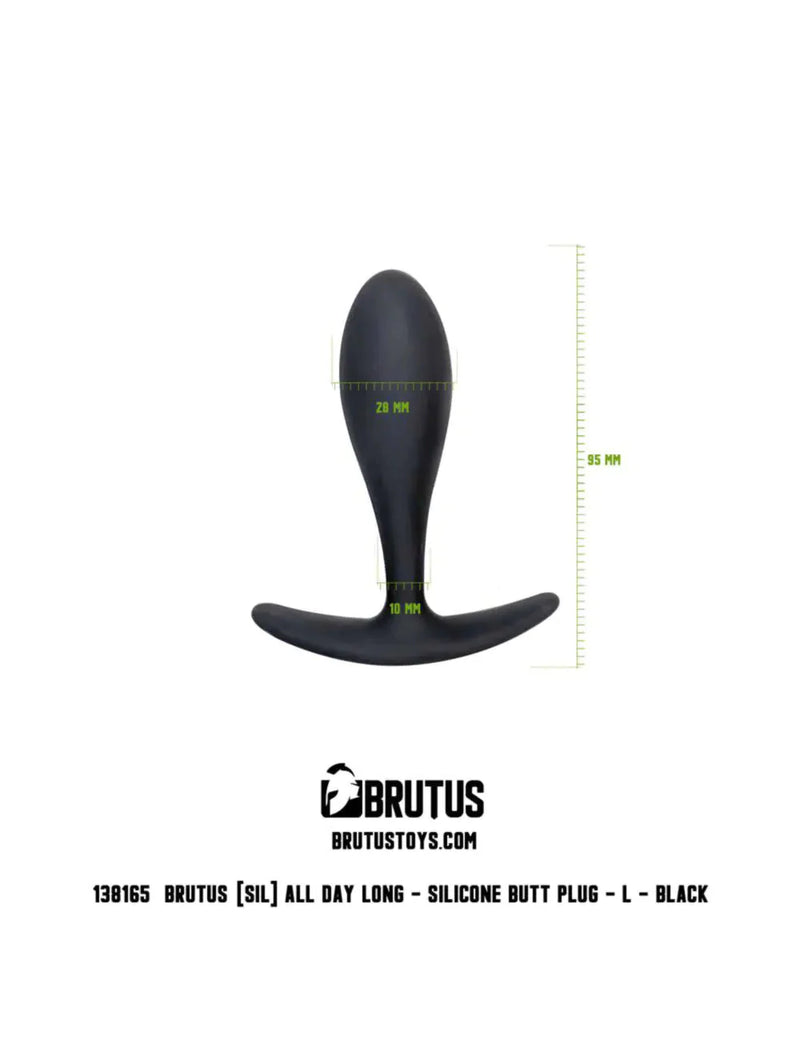 Brutus - Siliconen Buttplug - All Day Long - 3 maten-Laced-up.nl