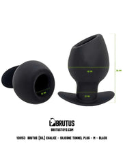 Brutus - Chalice - Siliconen Tunnel Buttplug - 3 maten-Laced-up.nl