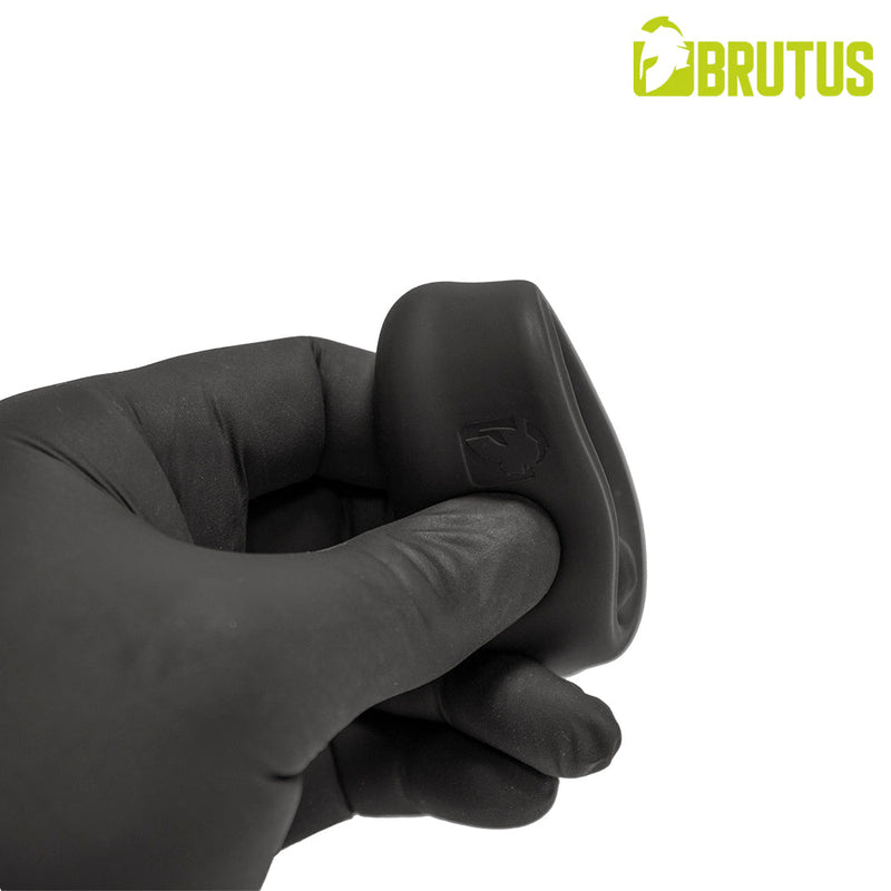 Brutus - Cocklifter - Superzachte Siliconen Cockring - Zwart-Erotiekvoordeel.nl