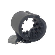 Brutus - Cruncher - Afsluitbare Siliconen Ball Stretcher - Met Spijkers - Silicone Lockable Spiked Ball Stretcher-Laced-up.nl