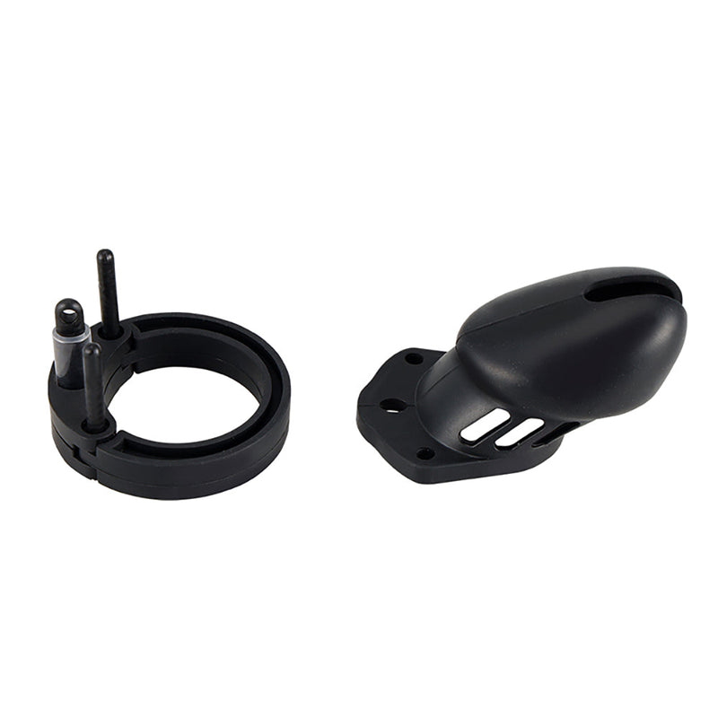 Brutus - Denial - Cage à pénis souple en silicone - Cage de chasteté - Noir - Laced-up.nl