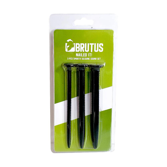 Brutus - Dilator - Siliconen Sound Set - Screw You! - Ribbed Silicone Sound Set 3 Pcs.-Laced-up.nl