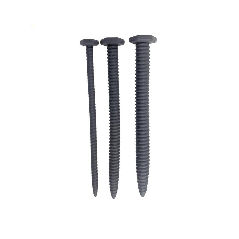 Brutus - Dilator - Siliconen Sound Set - Screw You! - Ribbed Silicone Sound Set 3 Pcs.-Erotiekvoordeel.nl