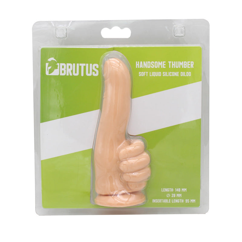 Brutus - Dildo - Siliconen Vuist Dildo - Lichte Huidskleur - Handsome Thumber Dildo-Laced-up.nl