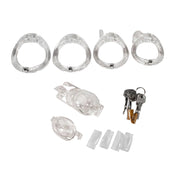 Brutus - Doorman - Small Chastity Cage - Clear - Laced-up.nl