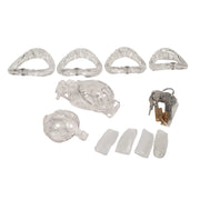 Brutus - Doorman - Small Chastity Cage - Clear - Laced-up.nl