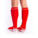 Brutus - FXXX Party Voetbalsokken met zakje - One Size - Rood Wit-Laced-up.nl