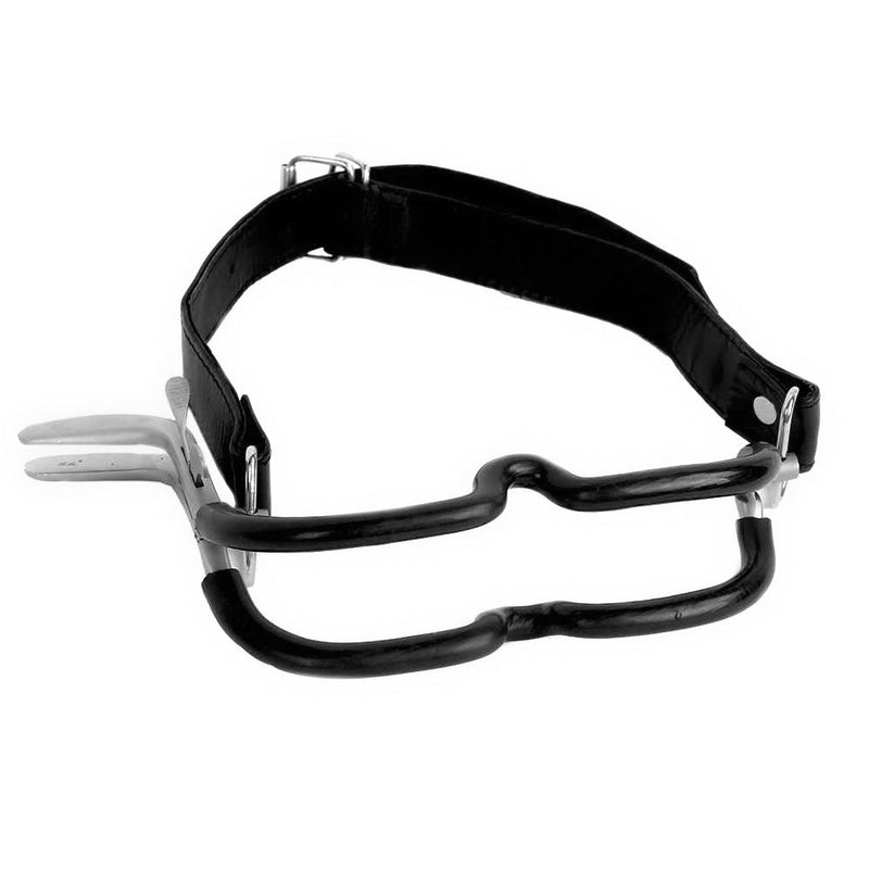 Brutus - Gag - Mondklem - Jennings Mondklem - Leather Strap-On Jennings Clamps-Laced-up.nl