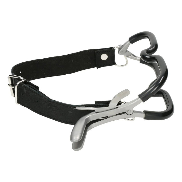 Brutus - Gag - Mondklem - Jennings Mondklem - Leather Strap-On Jennings Clamps-Laced-up.nl