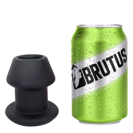 Brutus - Gobbler - Silicone Tunnel Plug - Buttplug - Siliconen - Zwart - 3 maten-Laced-up.nl