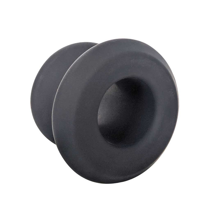 Brutus - Gobbler - Silicone Tunnel Plug - Buttplug - Siliconen - Zwart - 3 maten-Laced-up.nl