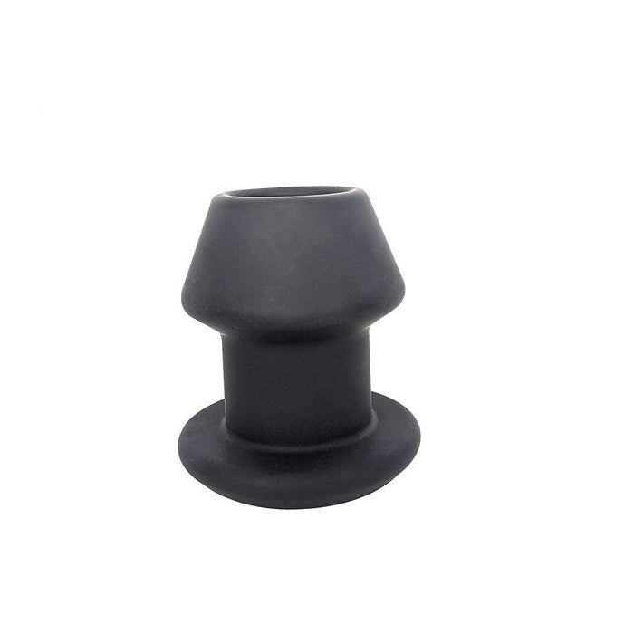 Brutus - Gobbler - Silicone Tunnel Plug - Buttplug - Siliconen - Zwart - 3 maten-Laced-up.nl