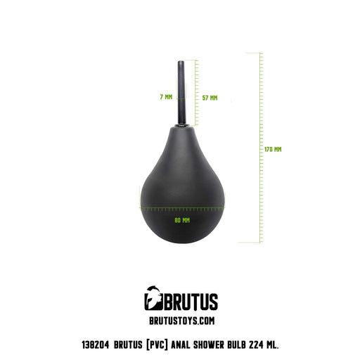 Brutus - Intimate Shower - Anal Douche - The Shower Bulb Enema 224 ml - Laced-up.nl