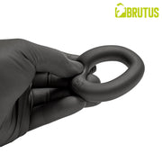 Brutus - Mucho Macho - Superzachte Siliconen Ergo Cockring - Zwart-Erotiekvoordeel.nl