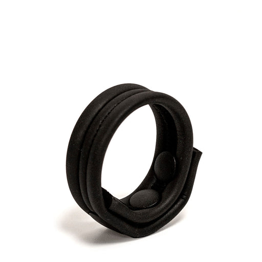 Brutus - Neopreen Cockstrap - Verstelbaar met drukknopen - Zwart-Erotiekvoordeel.nl