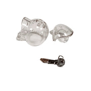 Brutus - Orb - Chastity Cage - Clear - Laced-up.nl