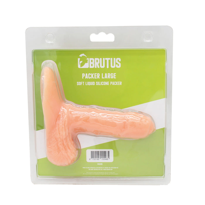 Brutus - Packing Penis - Slappe Penis - FtM Drag - Lichte Huidskleur - Siliconen - Twee Maten-Laced-up.nl