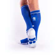 Brutus - Puppy Party Voetbalsokken met zakje - One Size - Blauw Wit-Laced-up.nl