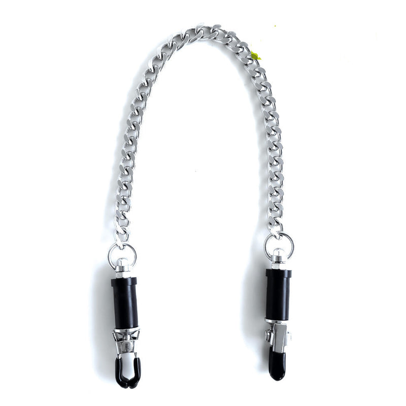 Brutus - Tepelklemmen - Met Ketting - BARREL Turn-On Nipple Clamps-Laced-up.nl