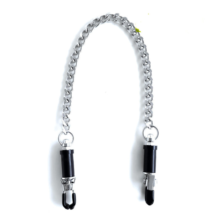 Brutus - Tepelklemmen - Met Ketting - BARREL Turn-On Nipple Clamps-Laced-up.nl