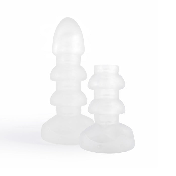 Brutus - The Fucker Fxxx Plug Penis Sleeve - Masturbatie Sleeve - TPE - Transparant-Laced-up.nl