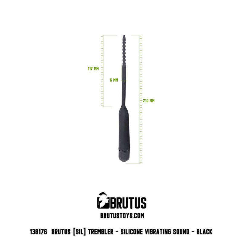 Brutus - Trembler - Dilator - Siliconen Vibrating Sound-Erotiekvoordeel.nl