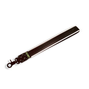 Brutus Vegan Korte Puppy Leash - Zwart/Wit-Erotiekvoordeel.nl