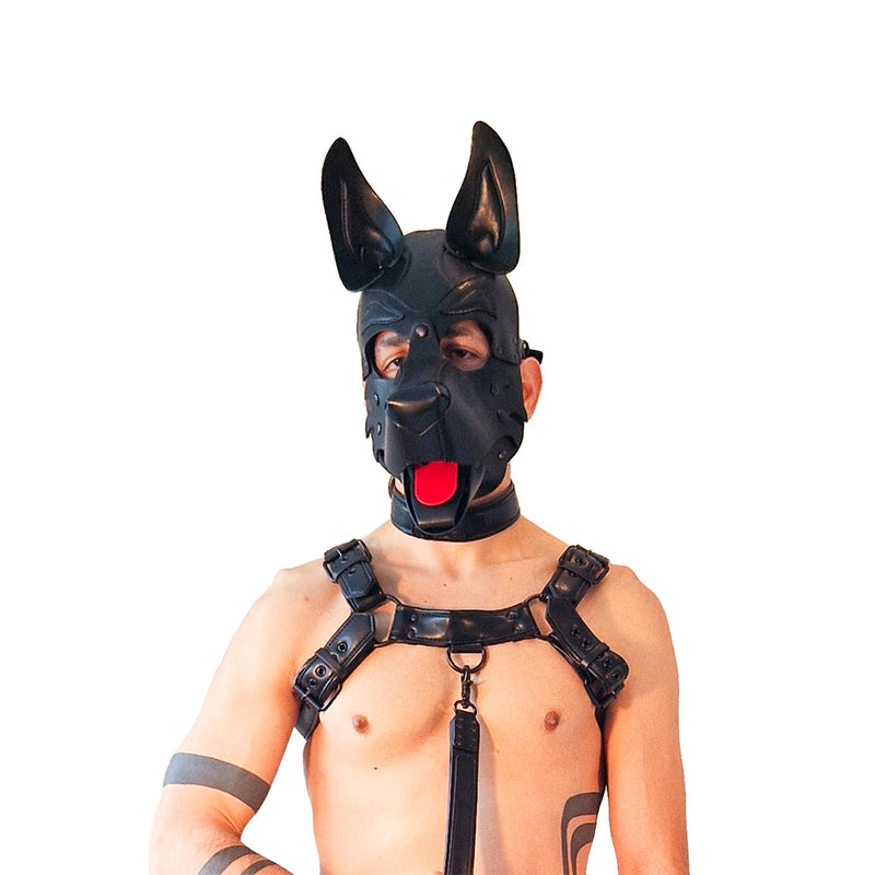 Brutus Vegan Puppy Hood - Zwart-Erotiekvoordeel.nl