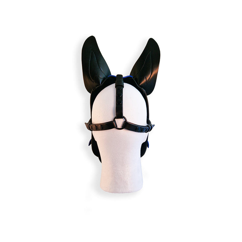 Brutus Vegan Puppy Hood - Zwart/Blauw-Erotiekvoordeel.nl