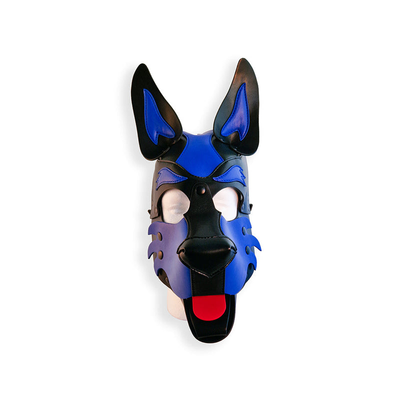 Brutus Vegan Puppy Hood - Zwart/Blauw-Erotiekvoordeel.nl