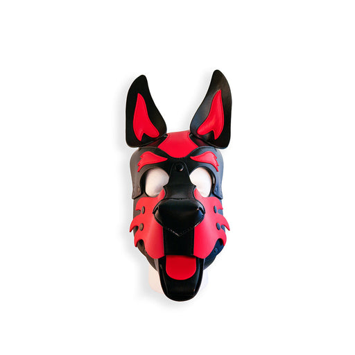Brutus Vegan Puppy Hood - Zwart/Rood-Erotiekvoordeel.nl