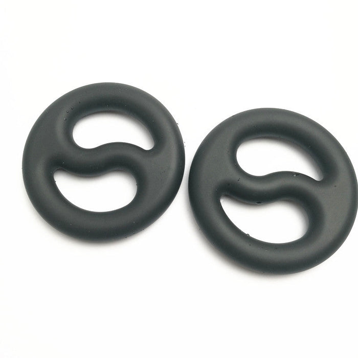 Brutus - Yin-Yang - Cockring - Silicone Cock And Ball Ring-Laced-up.nl