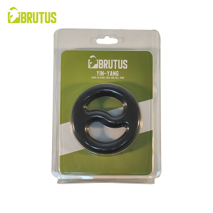 Brutus - Yin-Yang - Cockring - Silicone Cock And Ball Ring-Laced-up.nl