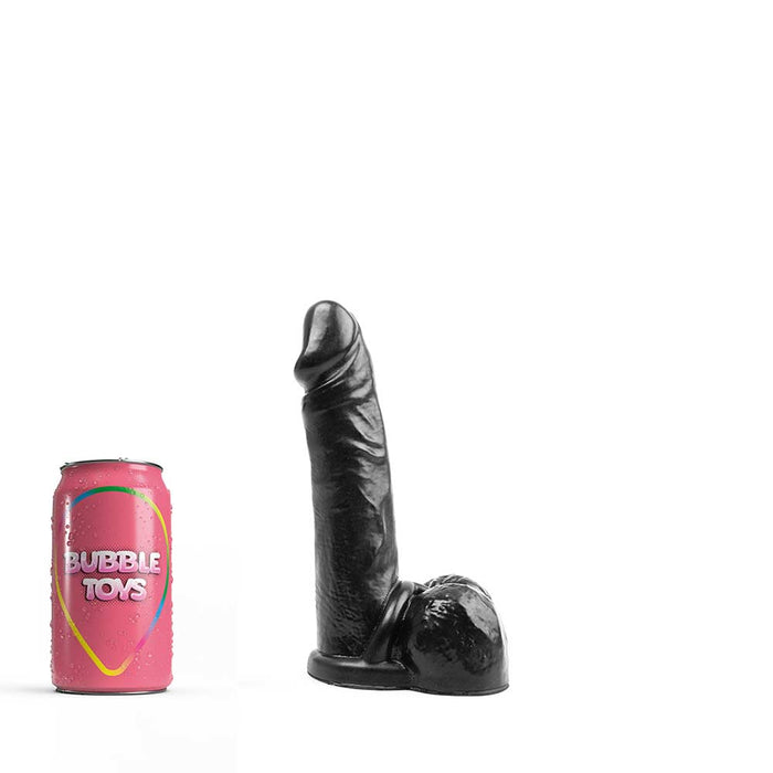 Bubble Toys - Tarzan - Dildo - Zwart - Drie maten-Laced-up.nl