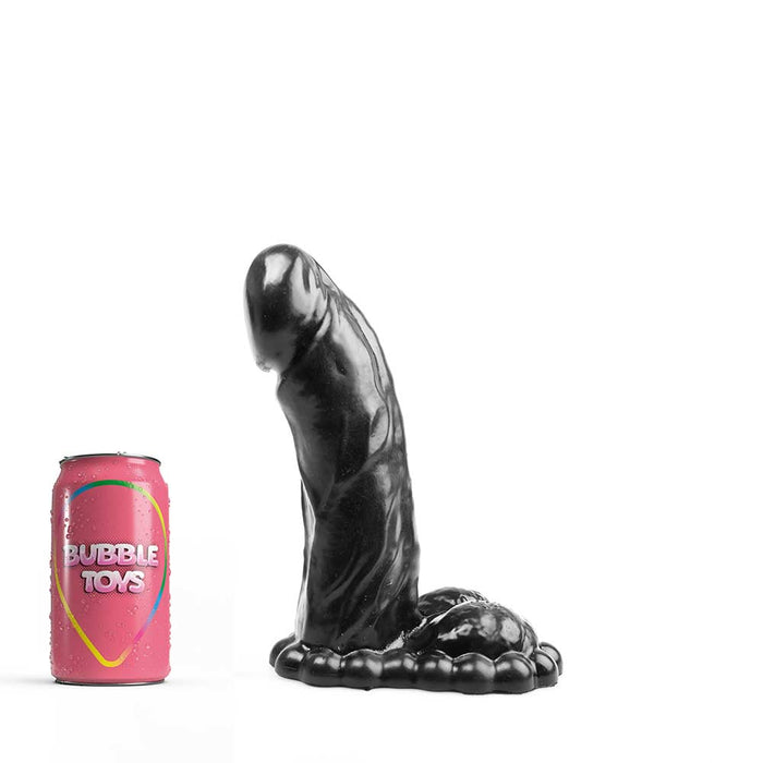 Bubble Toys - Vicious - Dildo - Zwart - PVC - 3 maten-Laced-up.nl