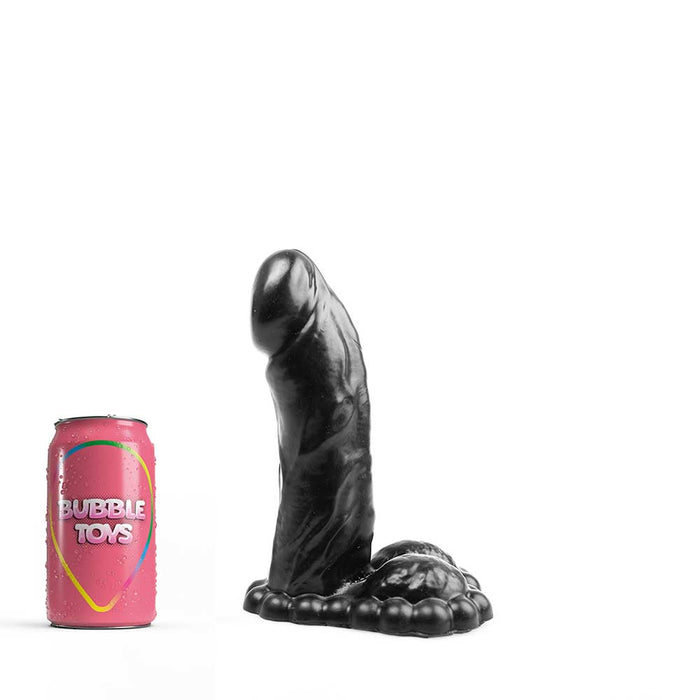 Bubble Toys - Vicious - Dildo - Zwart - PVC - 3 maten-Laced-up.nl