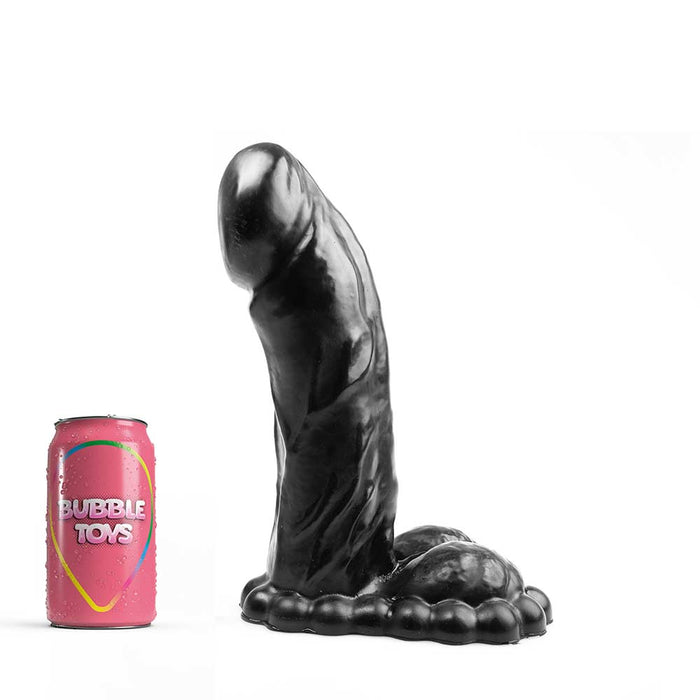 Bubble Toys - Vicious - Dildo - Zwart - PVC - 3 maten-Laced-up.nl