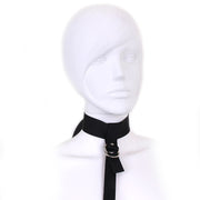 Kiotos - Budget Bondageset Met Collar En Polsboeien - Zwart-Laced-up.nl
