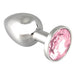 Rimba - Buttplug Klein Met Roze Kristal-Laced-up.nl
