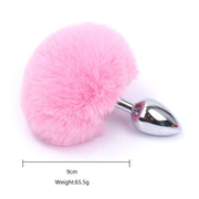 Buttplug Konijnenstaartje - Roze-Laced-up.nl