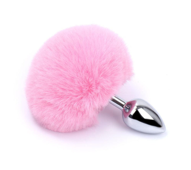 Buttplug Konijnenstaartje - Roze-Laced-up.nl