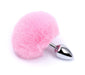 Buttplug Konijnenstaartje - Roze-Erotiekvoordeel.nl